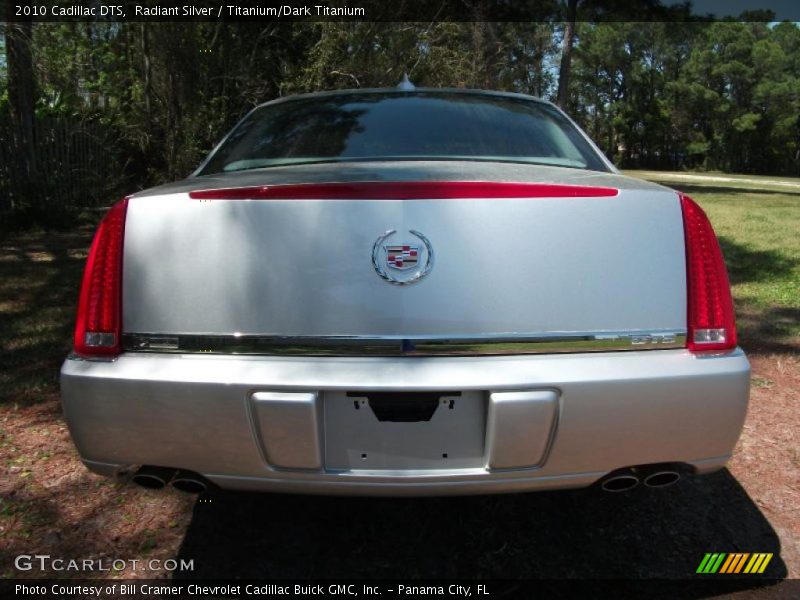 Radiant Silver / Titanium/Dark Titanium 2010 Cadillac DTS