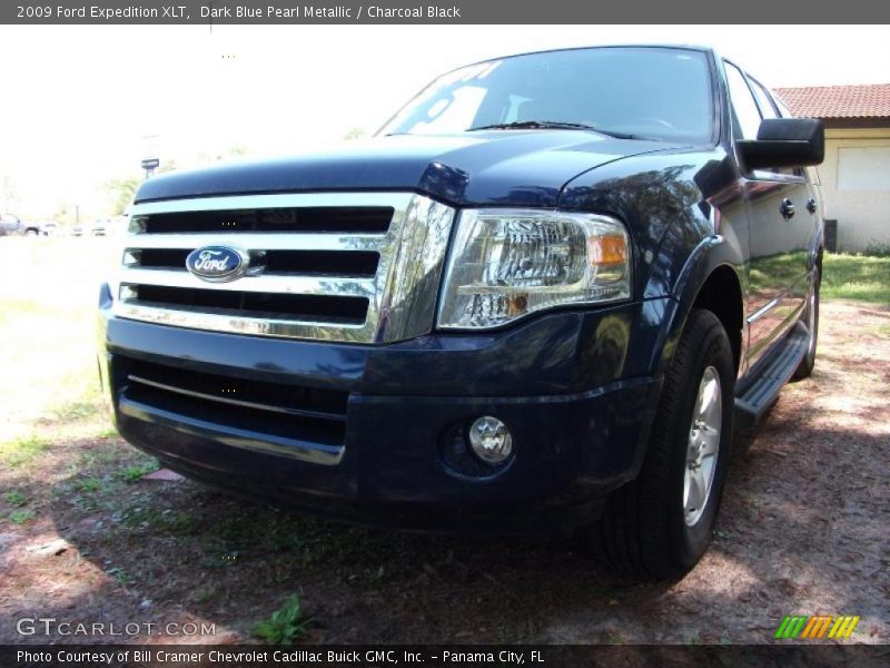 Dark Blue Pearl Metallic / Charcoal Black 2009 Ford Expedition XLT