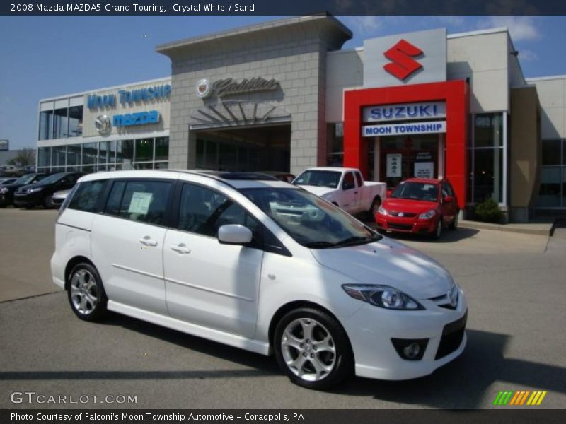 Crystal White / Sand 2008 Mazda MAZDA5 Grand Touring