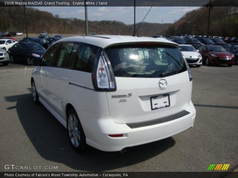 Crystal White / Sand 2008 Mazda MAZDA5 Grand Touring