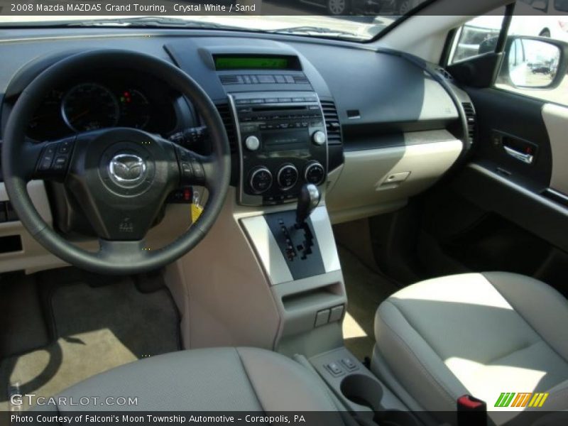 Crystal White / Sand 2008 Mazda MAZDA5 Grand Touring