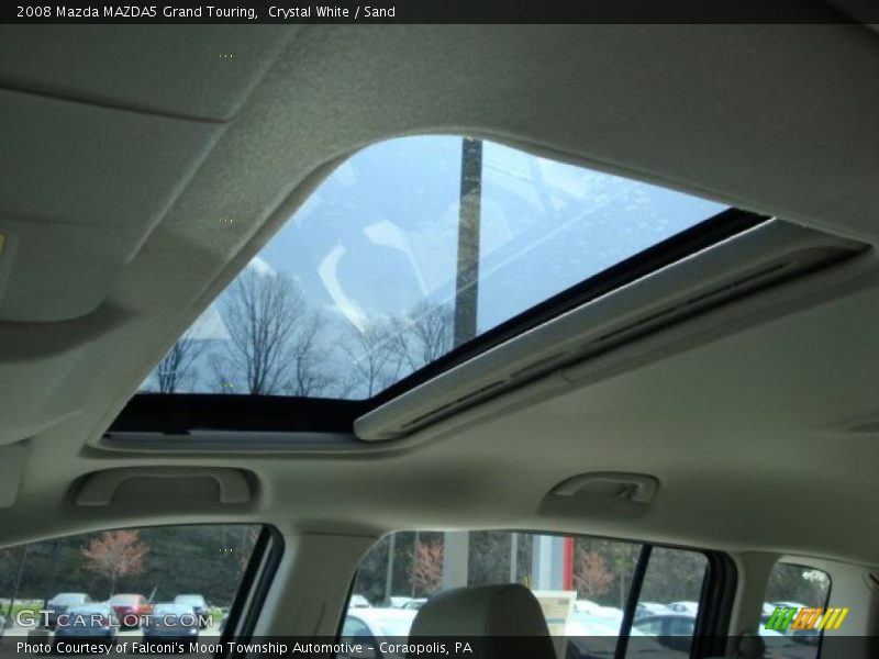 Crystal White / Sand 2008 Mazda MAZDA5 Grand Touring