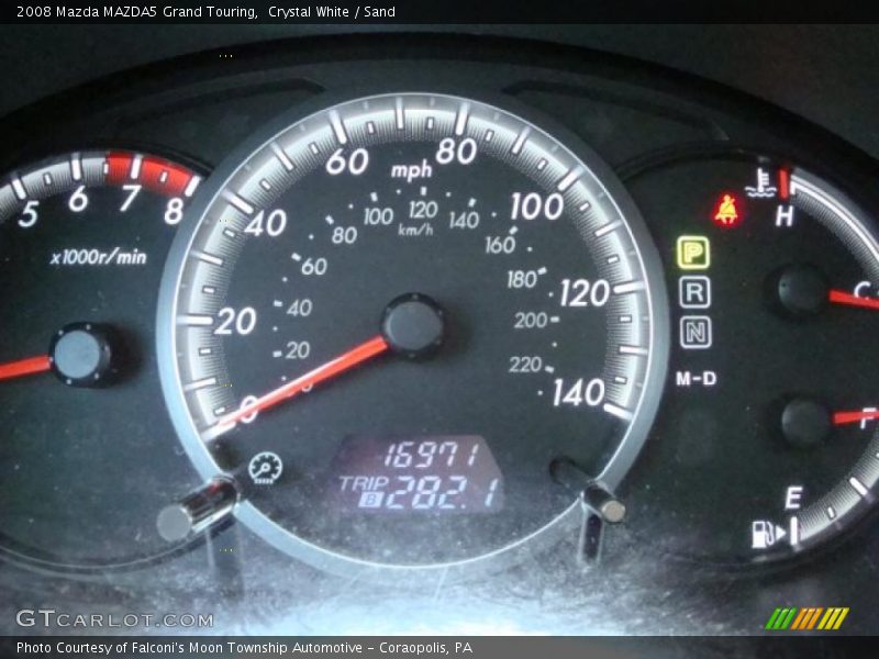 Crystal White / Sand 2008 Mazda MAZDA5 Grand Touring
