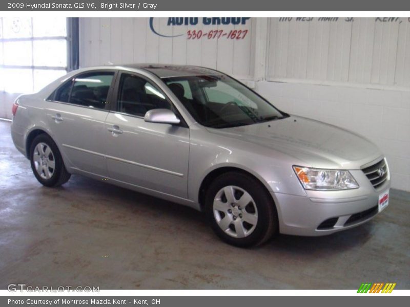 Bright Silver / Gray 2009 Hyundai Sonata GLS V6