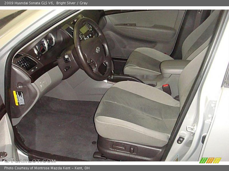 Bright Silver / Gray 2009 Hyundai Sonata GLS V6