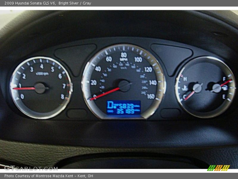 Bright Silver / Gray 2009 Hyundai Sonata GLS V6