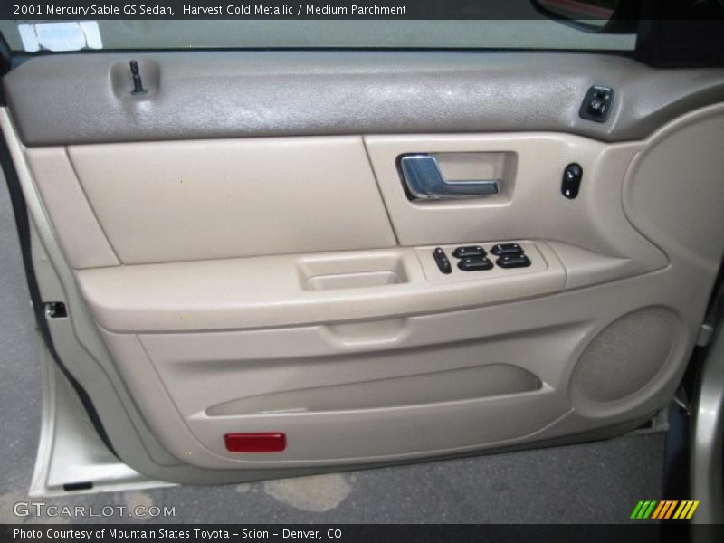 Harvest Gold Metallic / Medium Parchment 2001 Mercury Sable GS Sedan