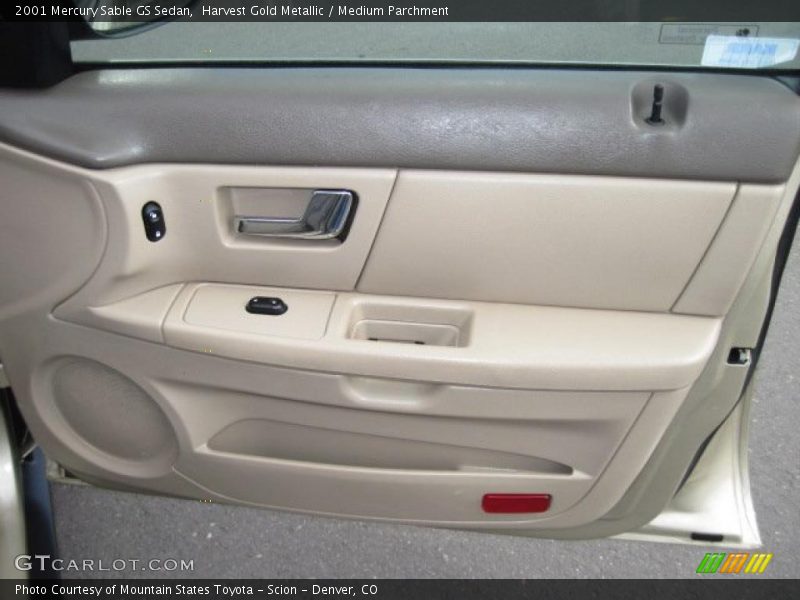 Harvest Gold Metallic / Medium Parchment 2001 Mercury Sable GS Sedan