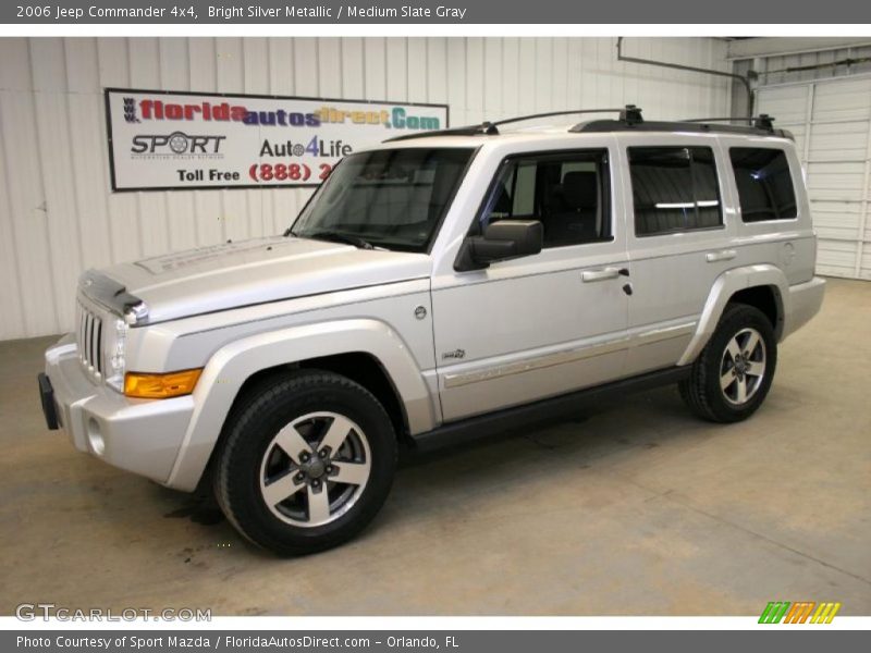 Bright Silver Metallic / Medium Slate Gray 2006 Jeep Commander 4x4