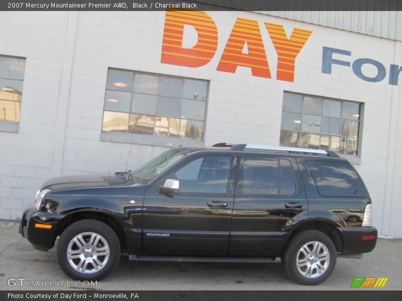 Black / Charcoal Black 2007 Mercury Mountaineer Premier AWD