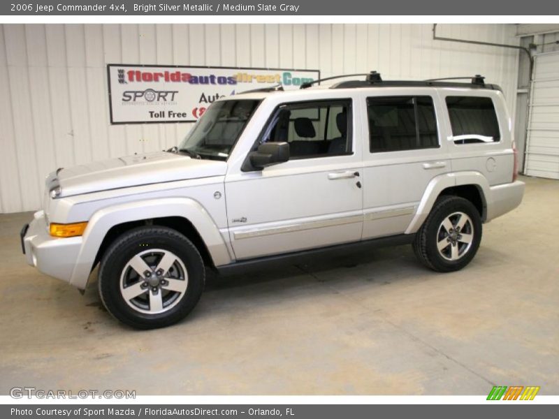 Bright Silver Metallic / Medium Slate Gray 2006 Jeep Commander 4x4