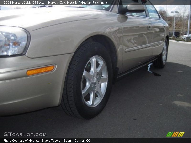 Harvest Gold Metallic / Medium Parchment 2001 Mercury Sable GS Sedan
