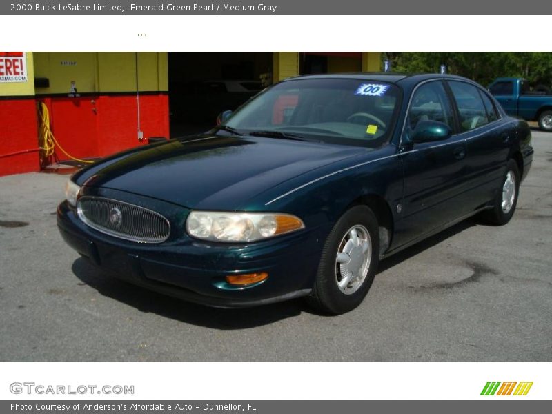 Emerald Green Pearl / Medium Gray 2000 Buick LeSabre Limited