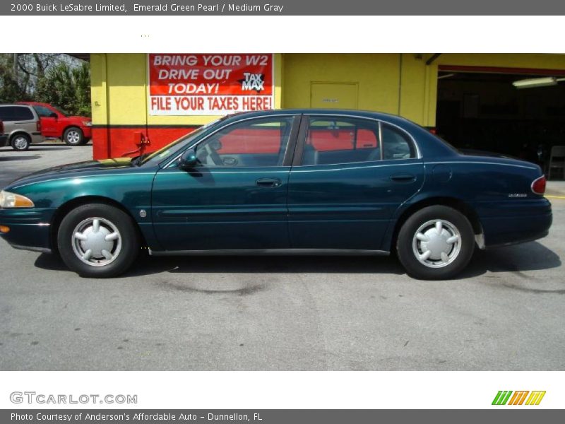 Emerald Green Pearl / Medium Gray 2000 Buick LeSabre Limited