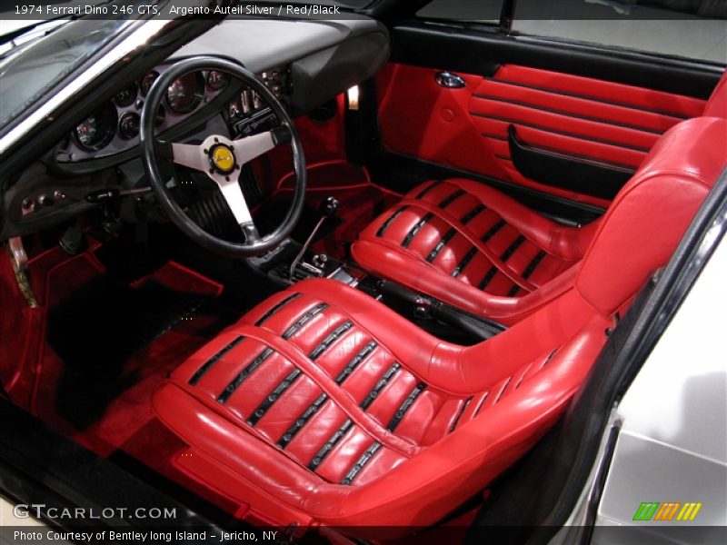 Red/Black Interior - 1974 Dino 246 GTS 