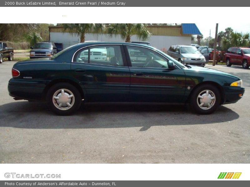 Emerald Green Pearl / Medium Gray 2000 Buick LeSabre Limited