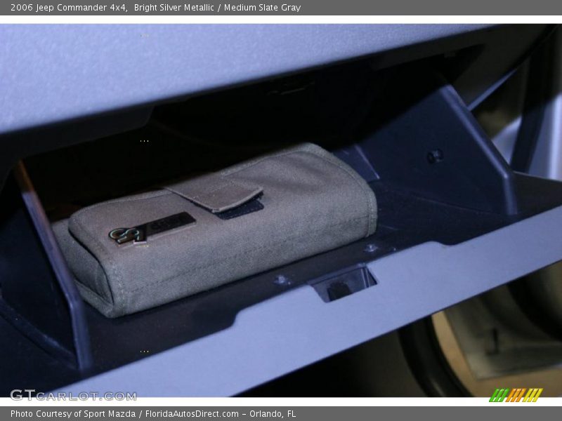 Bright Silver Metallic / Medium Slate Gray 2006 Jeep Commander 4x4