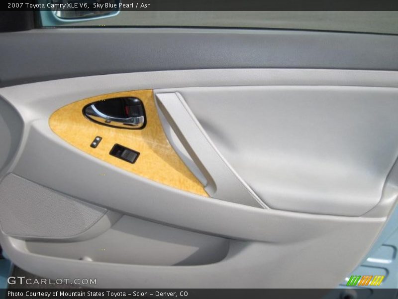 Sky Blue Pearl / Ash 2007 Toyota Camry XLE V6