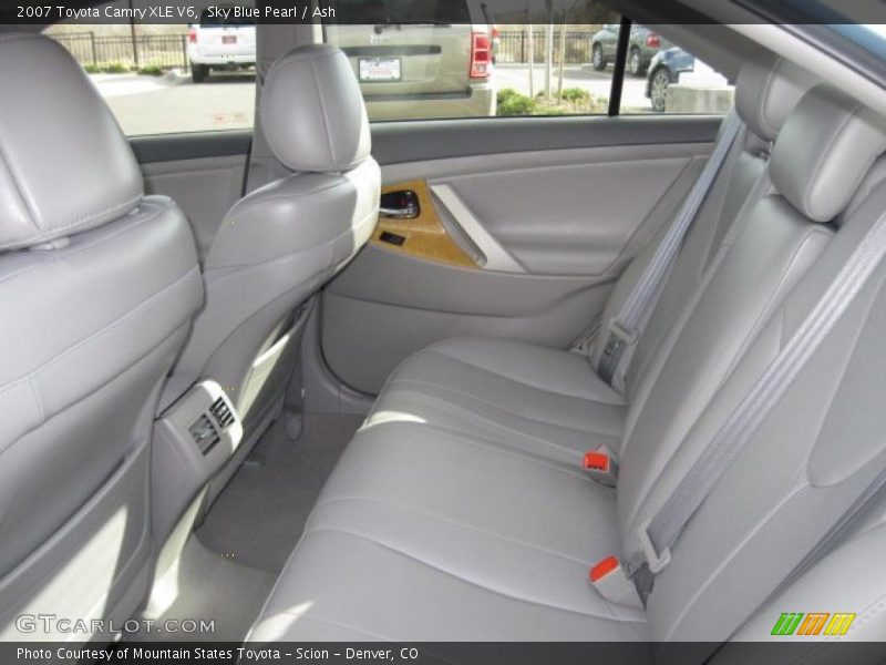 Sky Blue Pearl / Ash 2007 Toyota Camry XLE V6