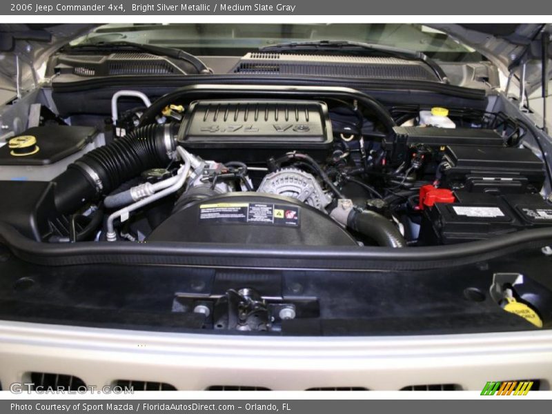 Bright Silver Metallic / Medium Slate Gray 2006 Jeep Commander 4x4