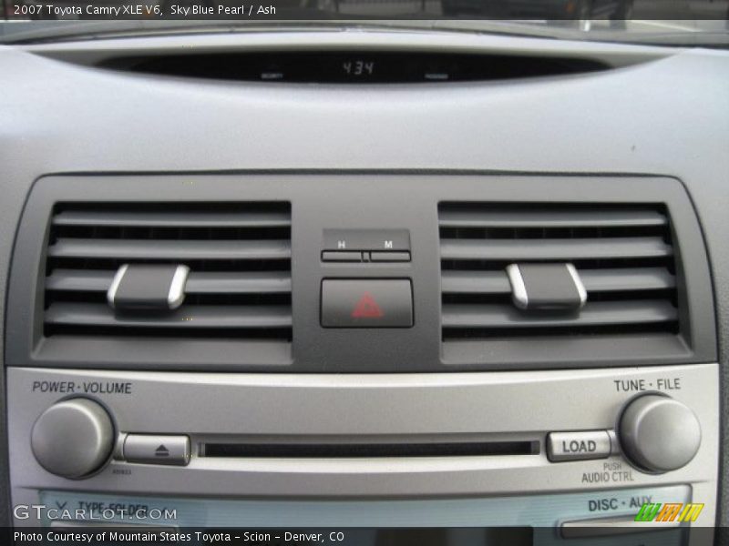 Sky Blue Pearl / Ash 2007 Toyota Camry XLE V6