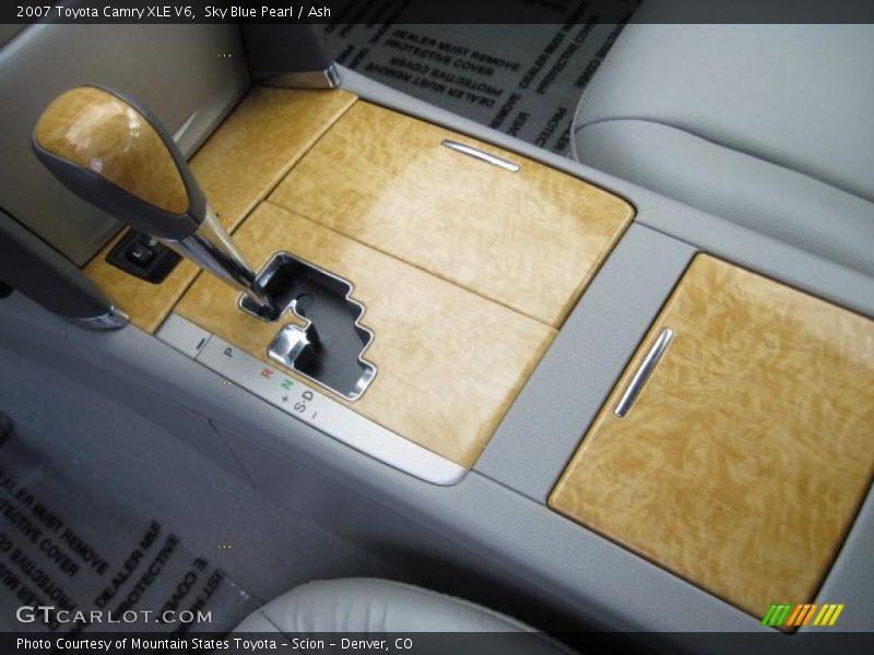 Sky Blue Pearl / Ash 2007 Toyota Camry XLE V6