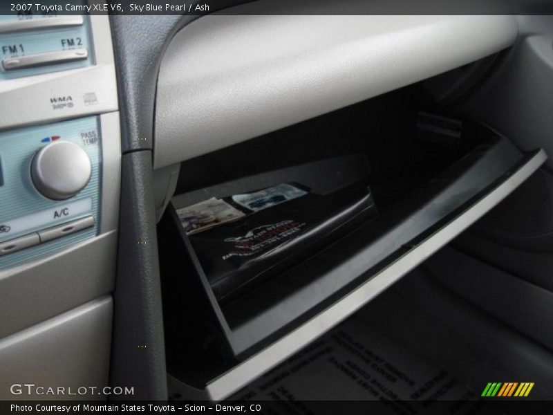 Sky Blue Pearl / Ash 2007 Toyota Camry XLE V6