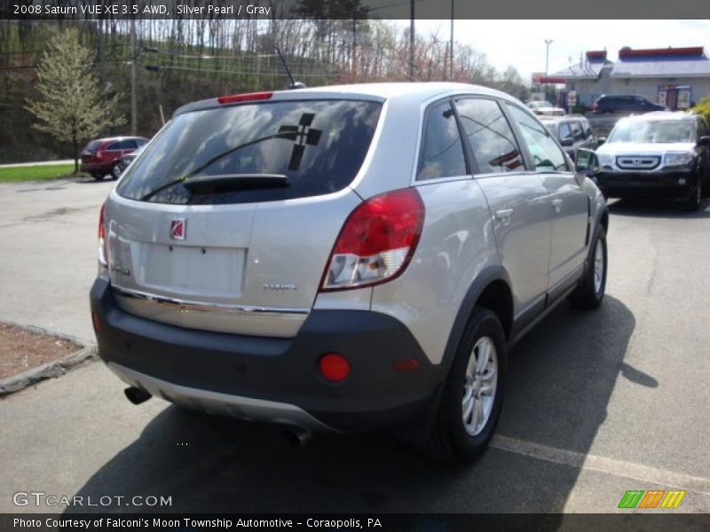 Silver Pearl / Gray 2008 Saturn VUE XE 3.5 AWD