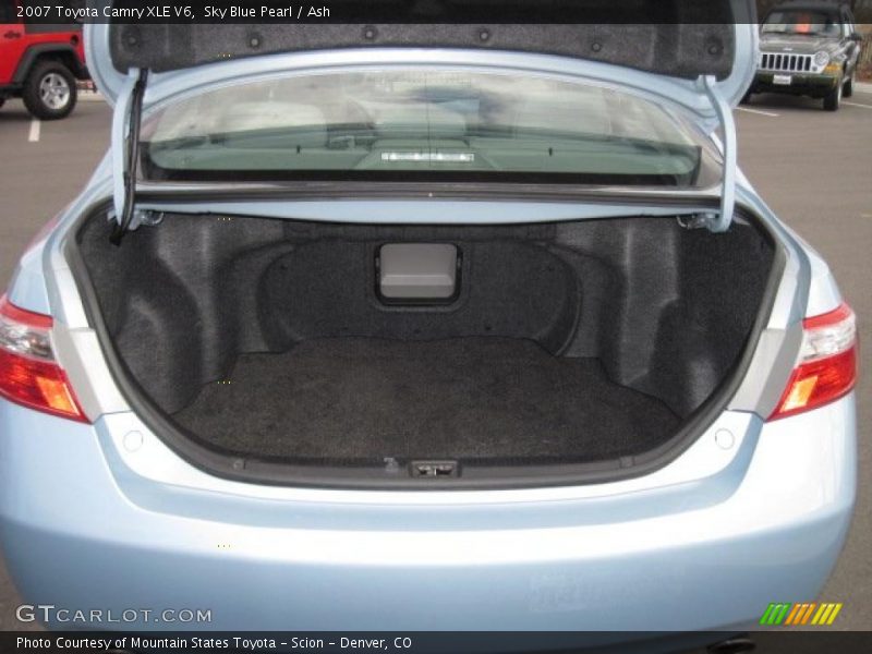 Sky Blue Pearl / Ash 2007 Toyota Camry XLE V6
