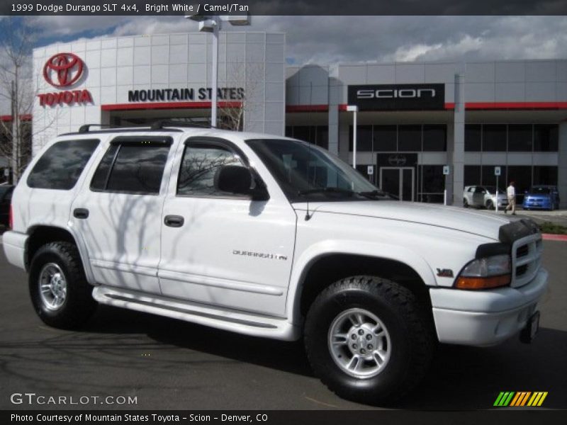 Bright White / Camel/Tan 1999 Dodge Durango SLT 4x4