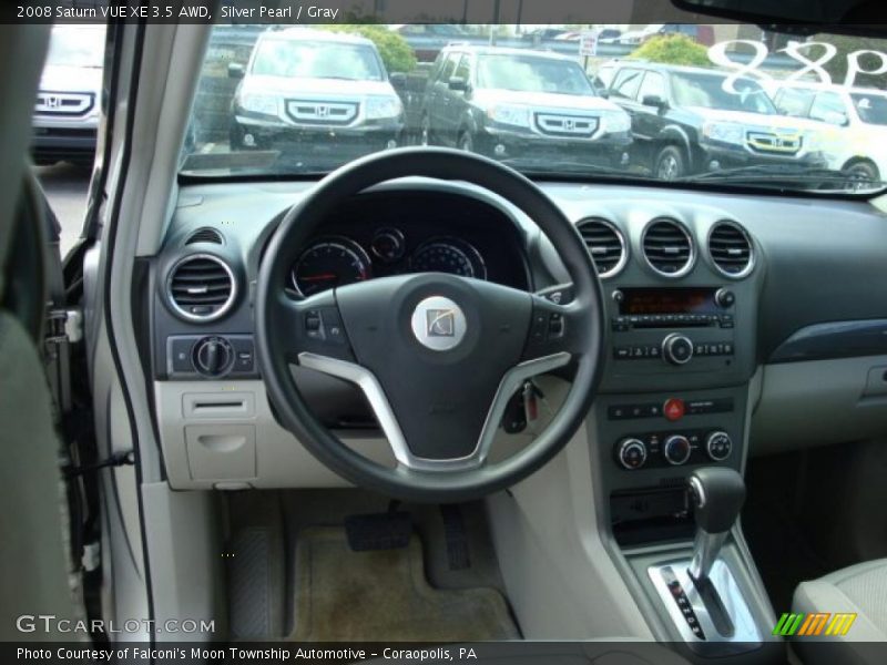 Silver Pearl / Gray 2008 Saturn VUE XE 3.5 AWD