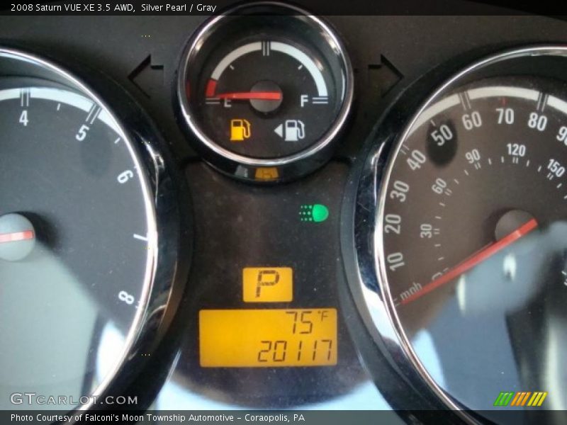 Silver Pearl / Gray 2008 Saturn VUE XE 3.5 AWD