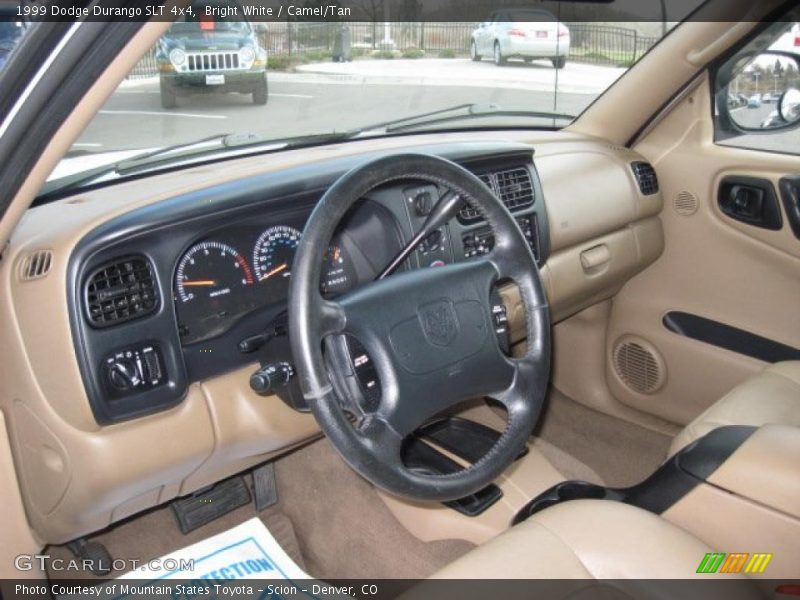 Bright White / Camel/Tan 1999 Dodge Durango SLT 4x4