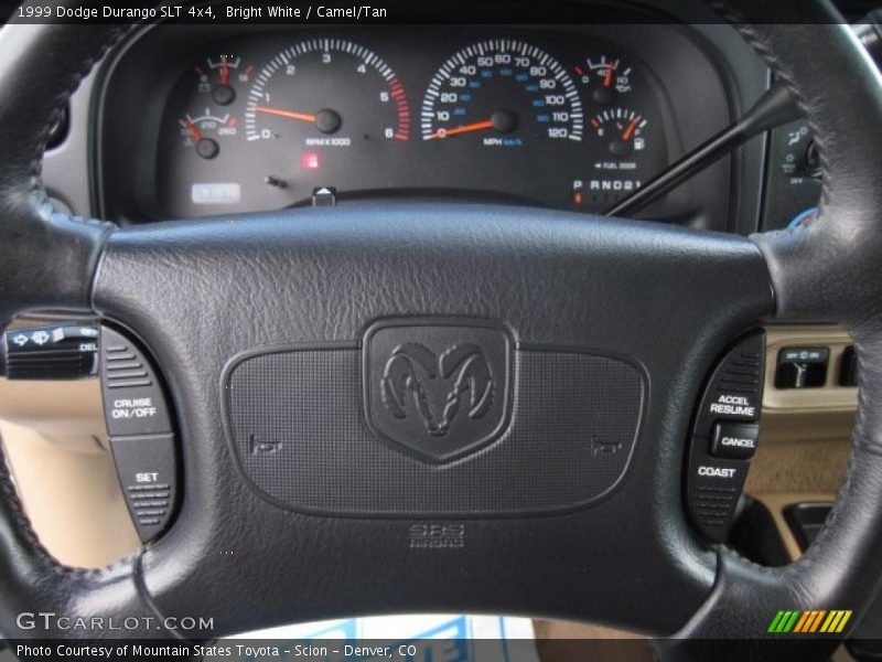 Bright White / Camel/Tan 1999 Dodge Durango SLT 4x4