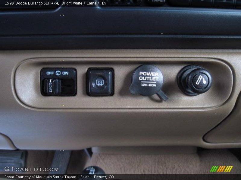 Bright White / Camel/Tan 1999 Dodge Durango SLT 4x4