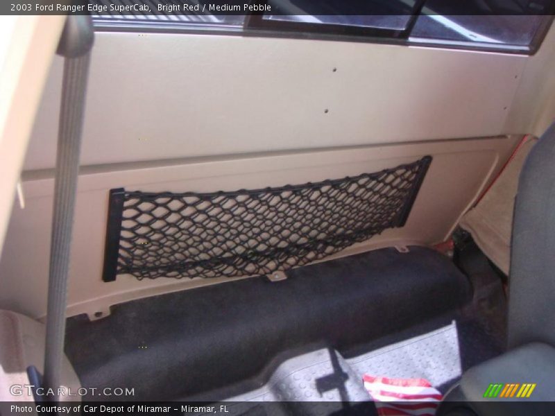 Bright Red / Medium Pebble 2003 Ford Ranger Edge SuperCab
