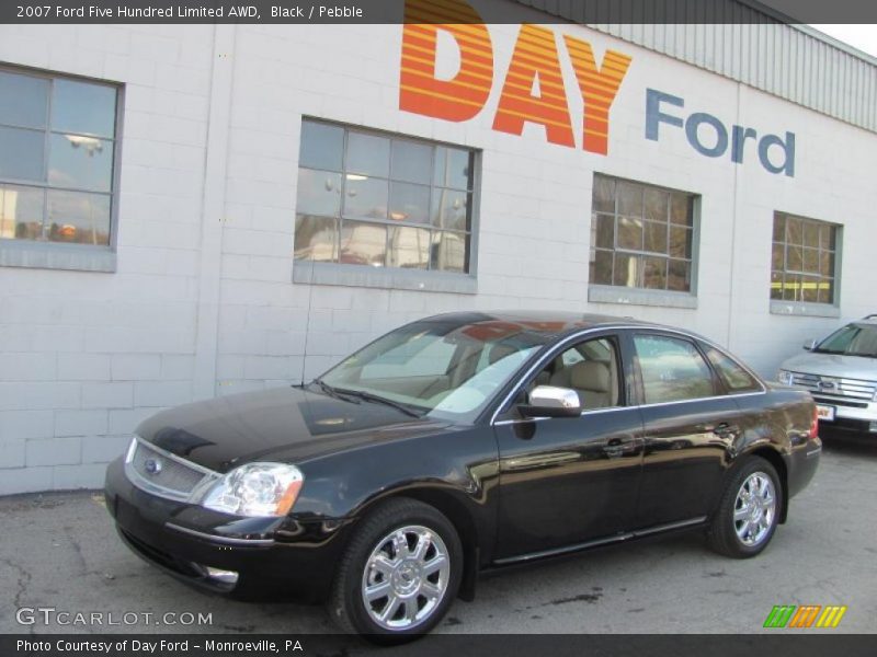 Black / Pebble 2007 Ford Five Hundred Limited AWD