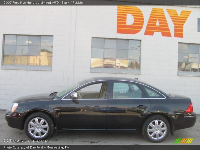 Black / Pebble 2007 Ford Five Hundred Limited AWD