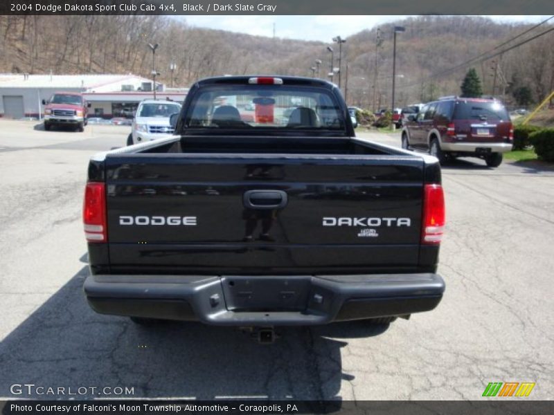 Black / Dark Slate Gray 2004 Dodge Dakota Sport Club Cab 4x4