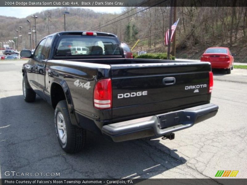 Black / Dark Slate Gray 2004 Dodge Dakota Sport Club Cab 4x4