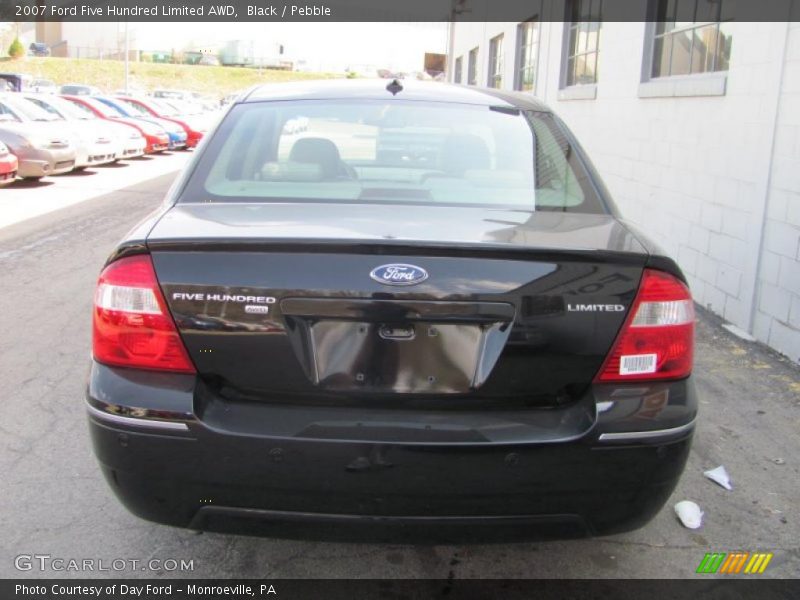 Black / Pebble 2007 Ford Five Hundred Limited AWD
