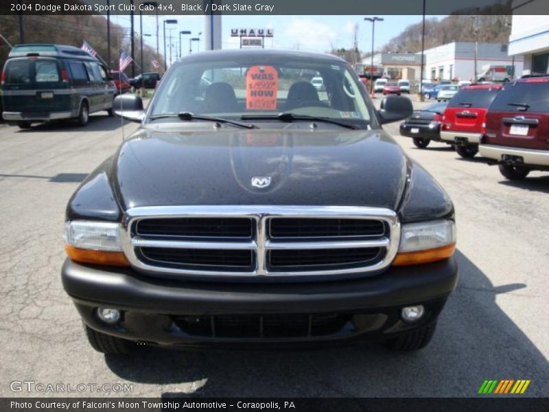 Black / Dark Slate Gray 2004 Dodge Dakota Sport Club Cab 4x4