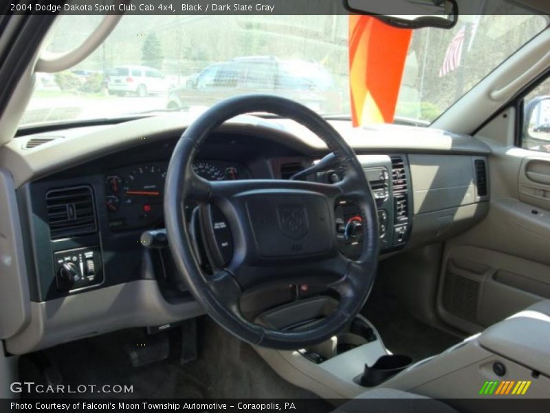 Black / Dark Slate Gray 2004 Dodge Dakota Sport Club Cab 4x4