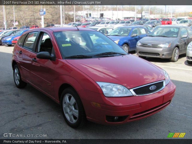 Infra-Red / Charcoal/Light Flint 2007 Ford Focus ZX5 SES Hatchback