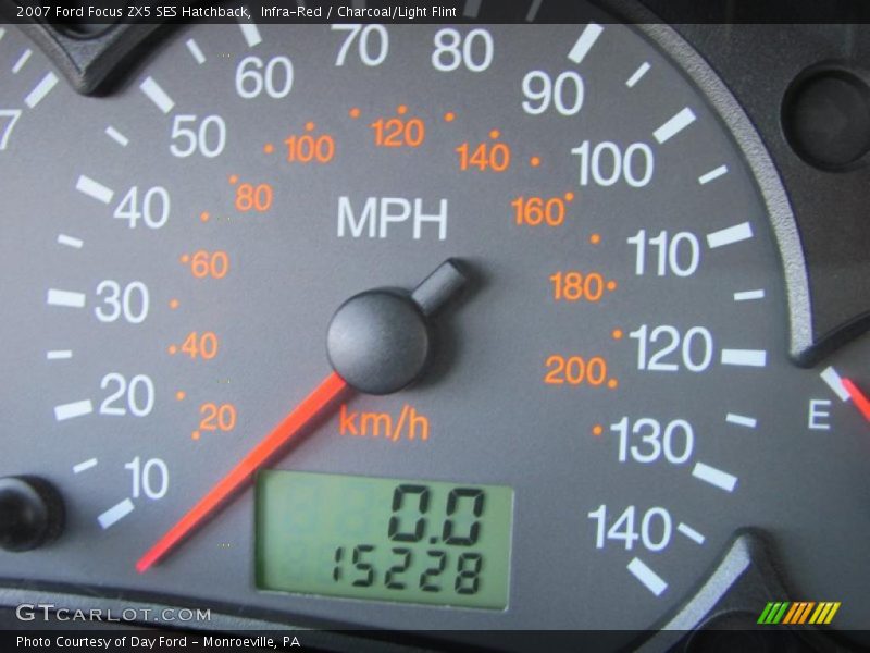 Infra-Red / Charcoal/Light Flint 2007 Ford Focus ZX5 SES Hatchback