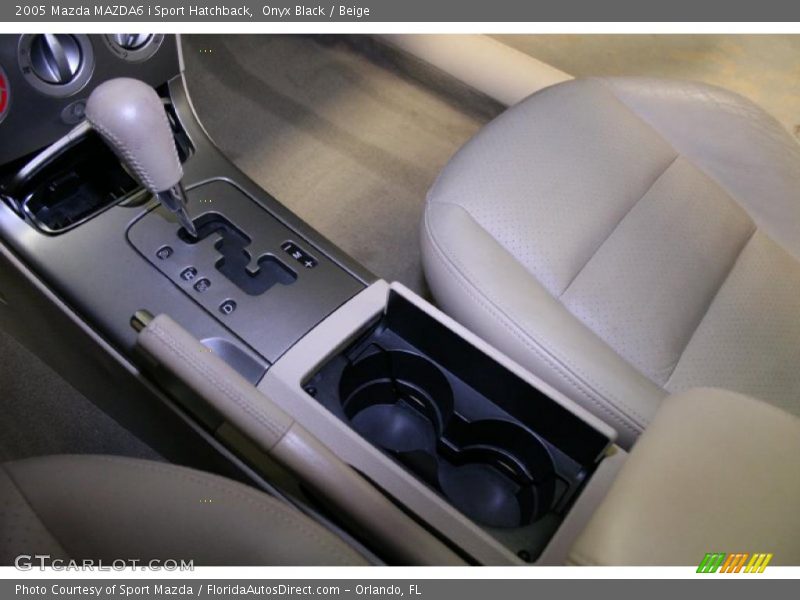 Onyx Black / Beige 2005 Mazda MAZDA6 i Sport Hatchback