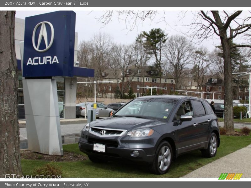 Carbon Gray Pearl / Taupe 2007 Acura RDX