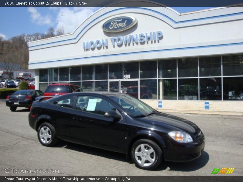 Black / Gray 2006 Chevrolet Cobalt LS Coupe