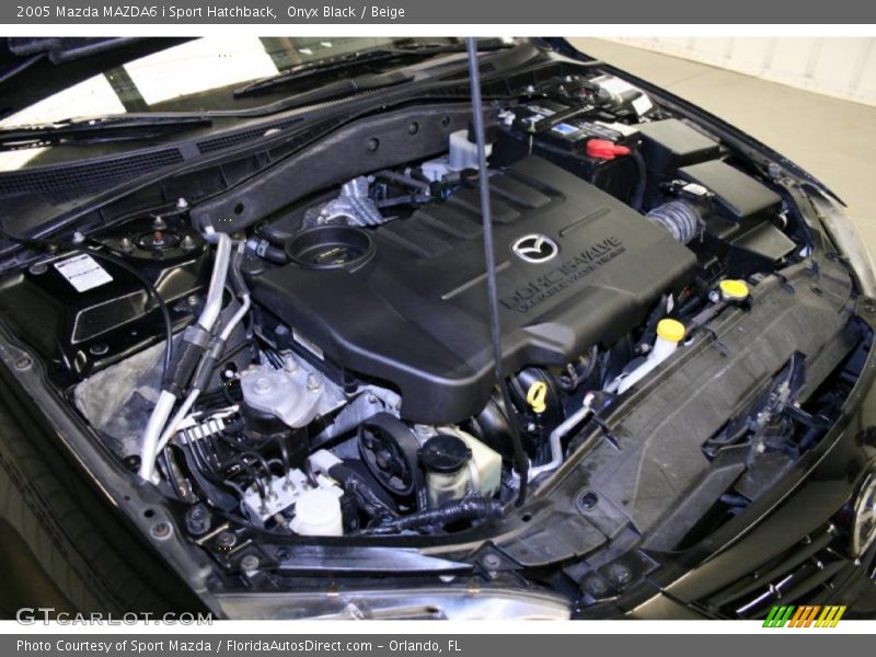 Onyx Black / Beige 2005 Mazda MAZDA6 i Sport Hatchback