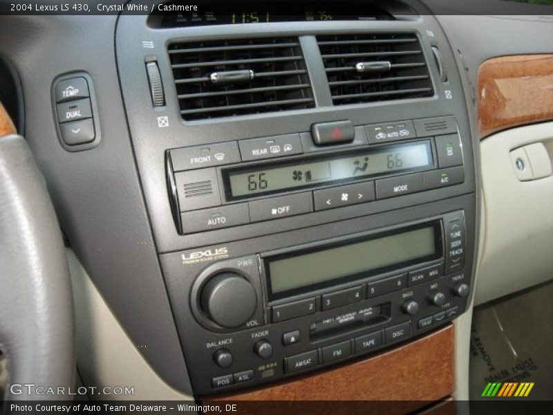Crystal White / Cashmere 2004 Lexus LS 430